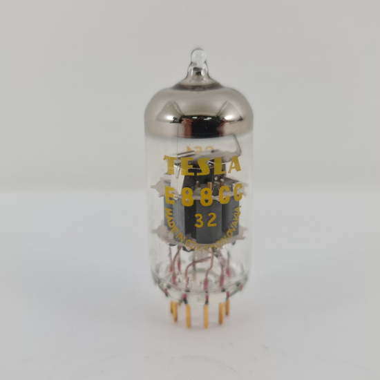 1 X E88CC TESLA TUBE. 1960s PROD....