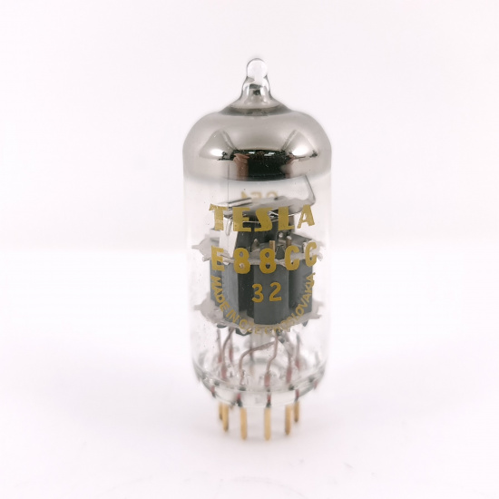 1 X E88CC TESLA TUBE. 1960s PROD....