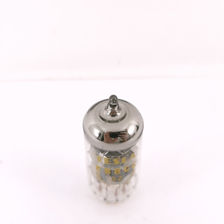 1 X E88CC TESLA TUBE. 1960s PROD. GOLD PIN. GOLD GRID. 133. CH168