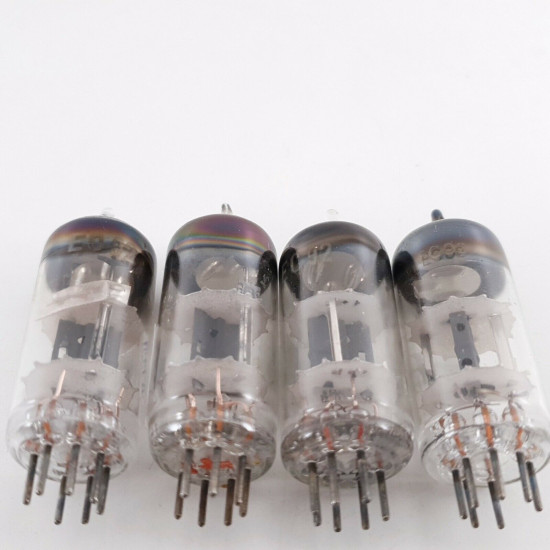4 X EC92 TUNGSRAM TUBE. 1970s PROD. MATCHED QUAD. CK  ENA