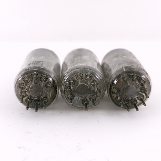 3 X ECC88 AMPEREX BUGLE BOY TUBE....