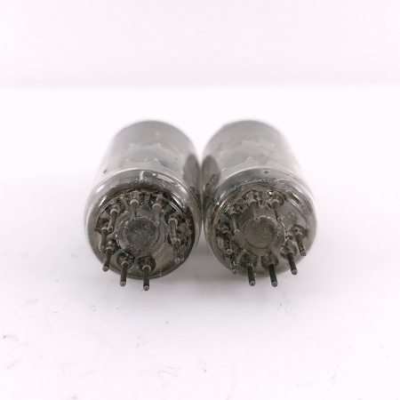 2 X ECC88 AMPEREX BUGLE BOY TUBE. 1960s PROD. MATCHED PAIR. USED. 138. CH168