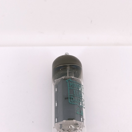 1 X EL84 MINIWATT-DARIO TUBE. 1950s RTC PROD. D-G. COPPER RODS. USED. 141.CH168