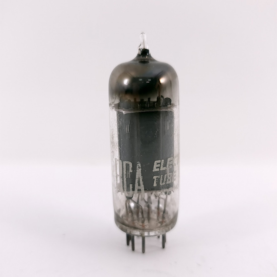 1 X 6CG7 / 6FQ7 RCA TUBE. 1950s ITALY...
