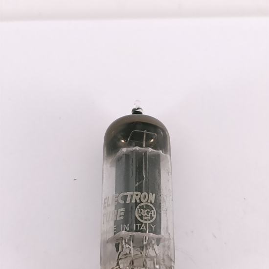 1 X 6CG7 / 6FQ7 RCA TUBE. 1950s ITALY...