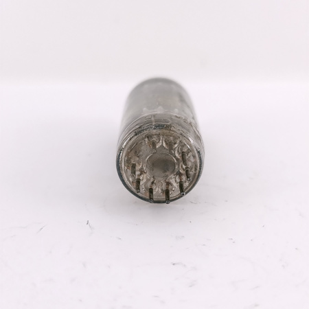 1 X 6CG7 / 6FQ7 RCA TUBE. 1950s ITALY PROD. RECTANGULAR GETTER. USED. 144.CH168