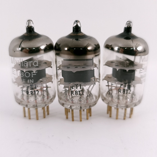 3 X E180F MULLARD TUBE. 1960s PROD....