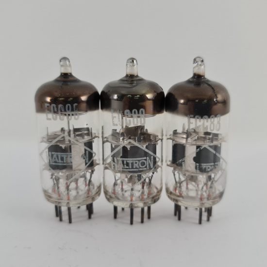 3 X ECC88 HALTRON TUBE. 1960s PROD....
