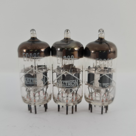 3 X ECC88 HALTRON TUBE. 1960s PROD. MATCHED PAIR + 1. 147. CH168