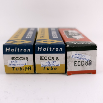 3 X ECC88 HALTRON TUBE....