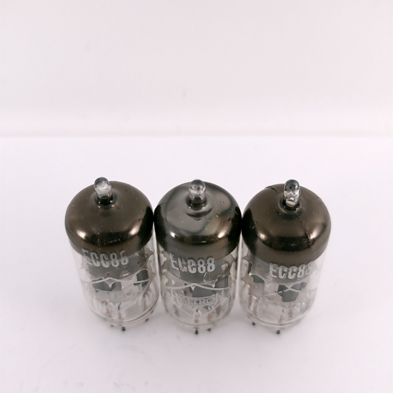 3 X ECC88 HALTRON TUBE. 1960s PROD....