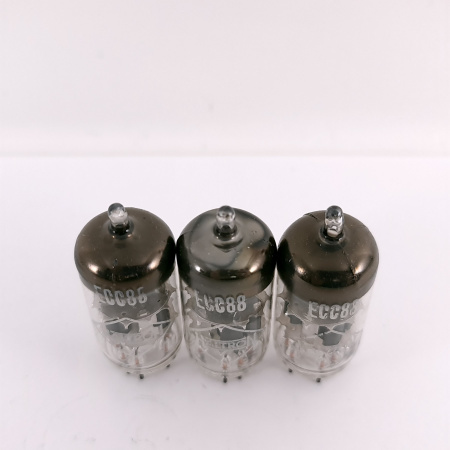3 X ECC88 HALTRON TUBE. 1960s PROD. MATCHED PAIR + 1. 147. CH168