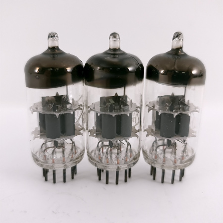 3 X ECC88 HALTRON TUBE. 1960s PROD. MATCHED PAIR + 1. 147. CH168