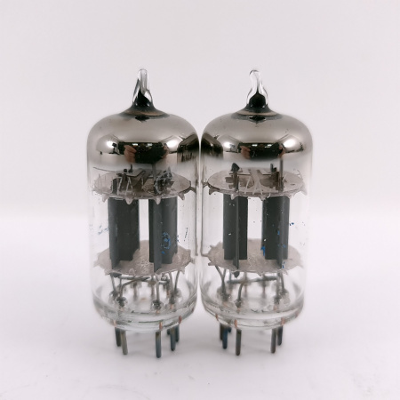 2 X 12AU7A HITACHI TUBE. 1960s PROD. COPPER RODS. 149. CH168