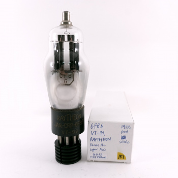 1 X 6F8G RAYTHEON TUBE....