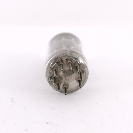 1 X ECC82 SIEMENS TUBE. 1960s PROD. CHROME PLATES. COPPER RODS. USED. 153. CH168