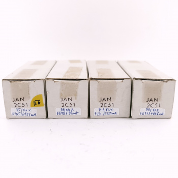 4 X 2C51 SYLVANIA TUBE....