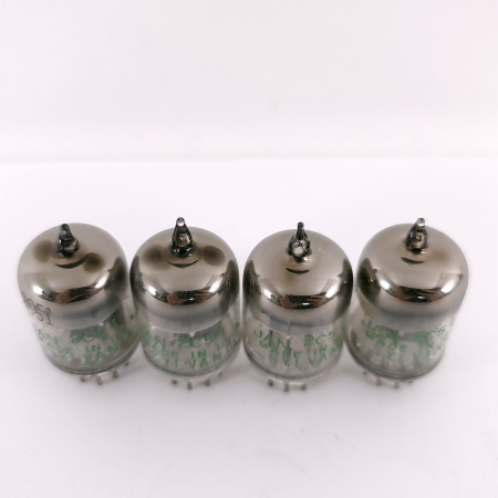 4 X 2C51 SYLVANIA TUBE. 1960s PROD. SQUARE GETTER. MATCHED QUAD. USED.156.CH168