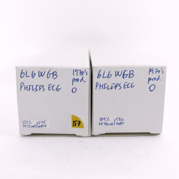 2 X 6L6WGB PHILIPS ECG...