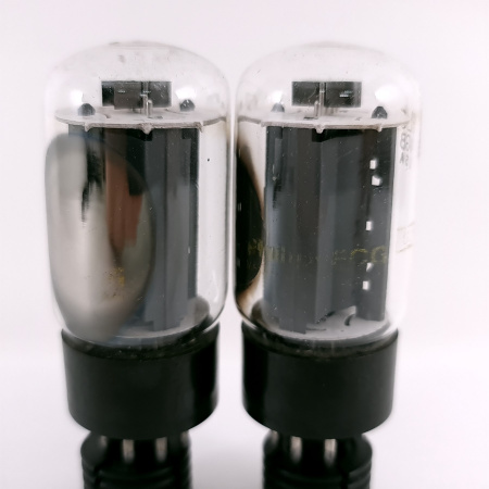 2 X 6L6WGB PHILIPS ECG TUBE. 1970s PROD. USED. 157. CH168