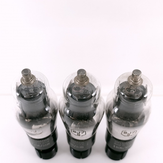 3 X 6J7G SYLVANIA TUBE. 1950s PROD....