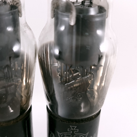 3 X 6J7G SYLVANIA TUBE. 1950s PROD....