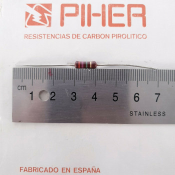 1 X 1/2W 2,7M 2.7M 2M7 5% 1970S VINTAGE PIHER RESISTOR. NOS. C1796U26F210121