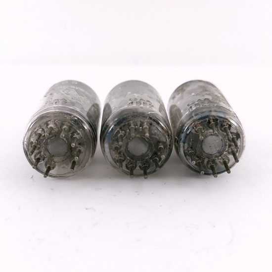 3 X ECC88 AMPEREX BUGLE BOY. 1960s...