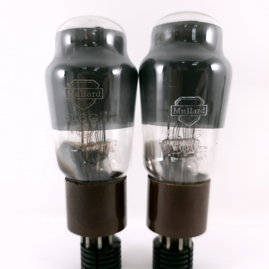 2 X 6L6G MULLARD TUBE. 1950s PROD....