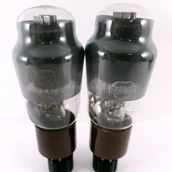 2 X 6L6G MULLARD TUBE. 1950s PROD....