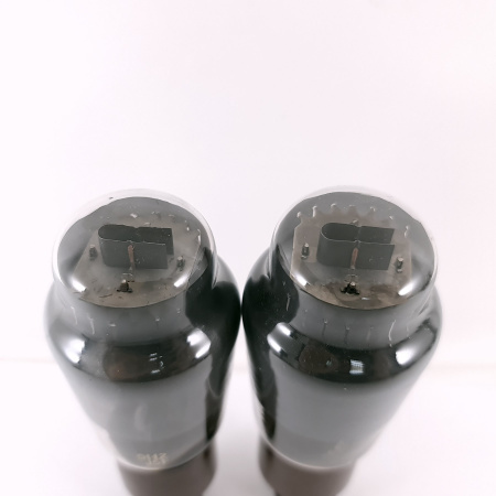 2 X 6L6G MULLARD TUBE. 1950s PROD. BLACK PLATES. USED. 1. CH169