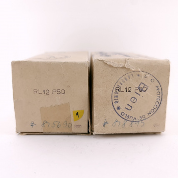 2 X RL12P50 VALVO TUBE....