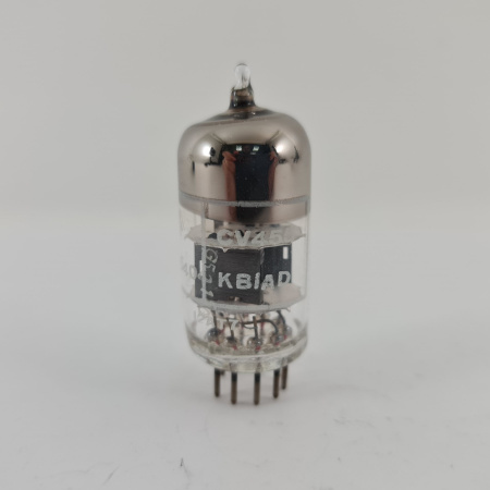 1 X CV455 / E81CC BRIMAR TUBE. 1960s PROD. BLACK PLATES. COPPER RODS. 12. CH169