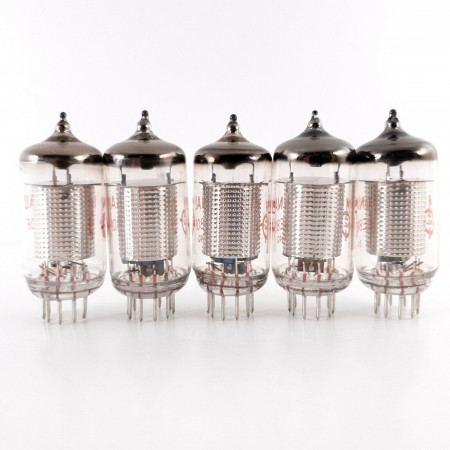 5 X 6084 / E80F NATIONAL TUBE. 1960s PROD. NOS/NIB MATCHED QUINTET. CJ  ENA