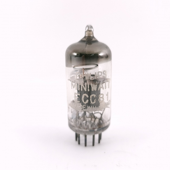 1 X ECC81 PHILIPS-MINIWATT TUBE....