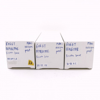 3 X 6V6GT REFLECTOR TUBE....