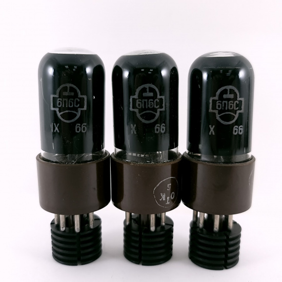 3 X 6V6GT REFLECTOR TUBE. 1960s PROD....