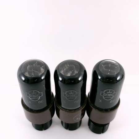 3 X 6V6GT REFLECTOR TUBE. 1960s PROD. BROWN BASE. 23. CH169