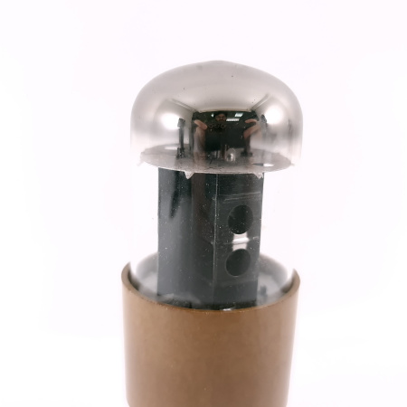 1 X JAN CHS 5932 SYLVANIA TUBE. 1950s PROD. BLACK PLATES. DUAL GETTER. 24.CH169