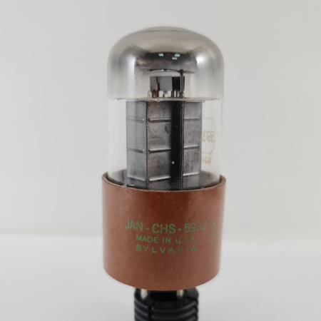 1 X JAN CHS 5932 SYLVA. TUBE. 1950s PROD. CENTRAL PIN BROKEN. USED. 25.1. CH169
