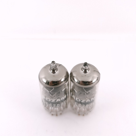 2 X ECC2000 ADZAM TUBE. 1960s PHILIPS PROD. GOLD PIN. SQ. 27. CH169