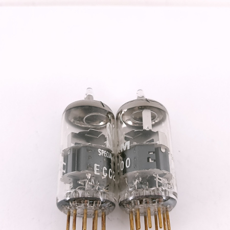 2 X ECC2000 ADZAM TUBE. 1960s PHILIPS PROD. GOLD PIN. SQ. 27. CH169