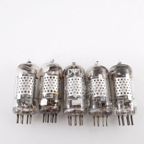 5 X CV131 HALTRON TUBE. 1950s BRTISH PROD. HIGH QUALITY. CK  ENA