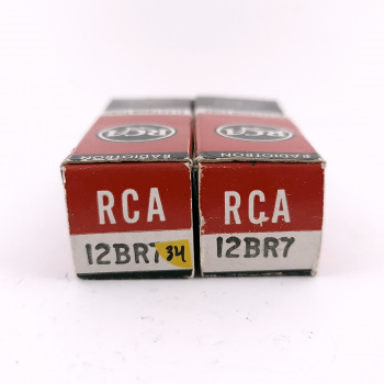 2 X 12BR7 RCA TUBE. 1960s...