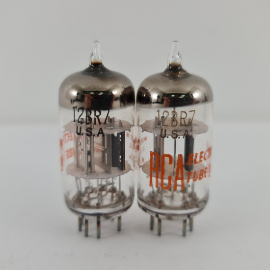 2 X 12BR7 RCA TUBE. 1960s PROD. 34....