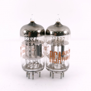 2 X 12BR7 RCA TUBE. 1960s... 2