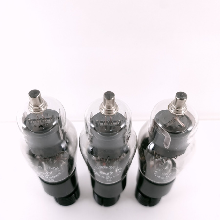 3 X 6J7G TUNGSRAM TUBE. 1950s PROD. MATCHED TRIO. 36. CH169