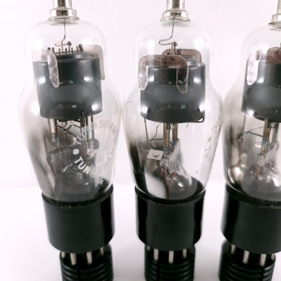 3 X 6J7G TUNGSRAM TUBE. 1950s PROD....