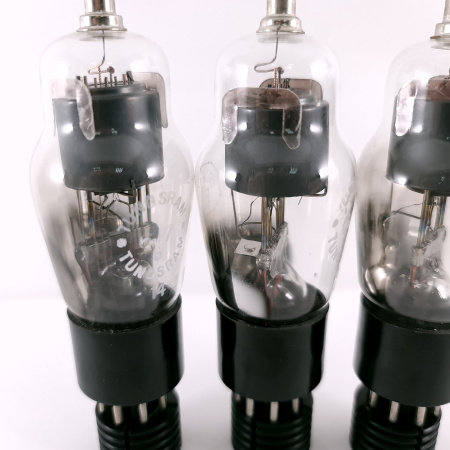 3 X 6J7G TUNGSRAM TUBE. 1950s PROD. MATCHED TRIO. 36. CH169