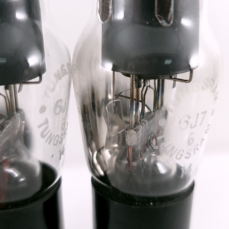 3 X 6J7G TUNGSRAM TUBE. 1950s PROD. MATCHED TRIO. 36. CH169